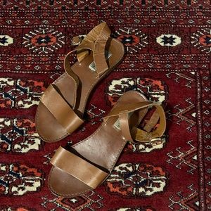 Donddi tan leather Steve Madden sandals